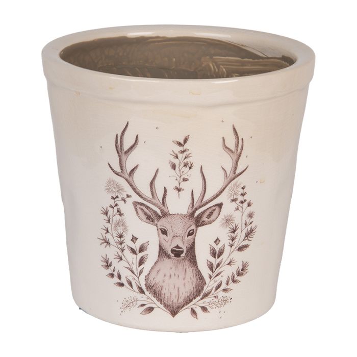 Decoration flowerpot Ø 17x16 cm - pcs