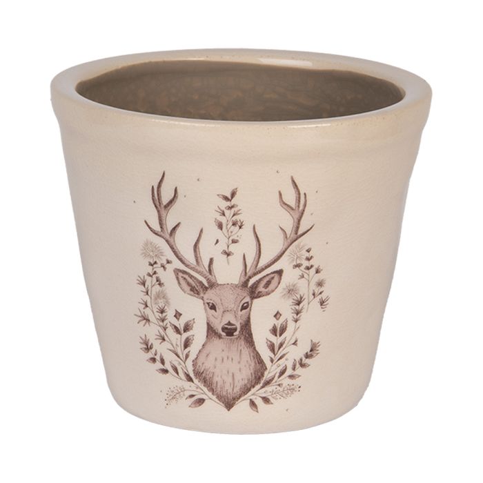 Decoration flowerpot Ø 12x11 cm - pcs