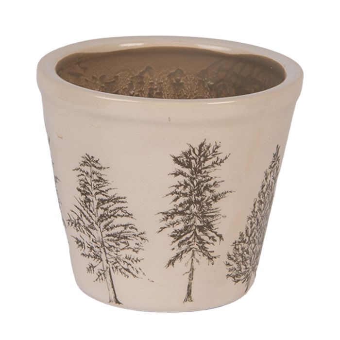 Decoration flowerpot Ø 12x11 cm - pcs