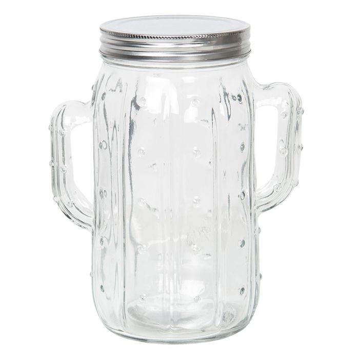Storage jar with lid 16x11x20 cm / 1350 ml - pcs     