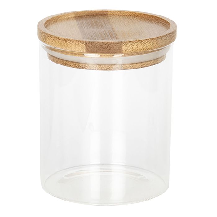 Storage jar with lid Ø 8x10 cm - pcs