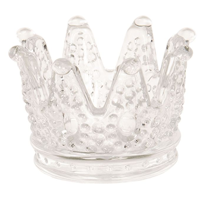 Tealight holder crown Ø 8x5 cm - pcs