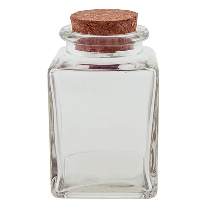 Storage jar with lid 5x5x8 cm / 90 ml - pcs     