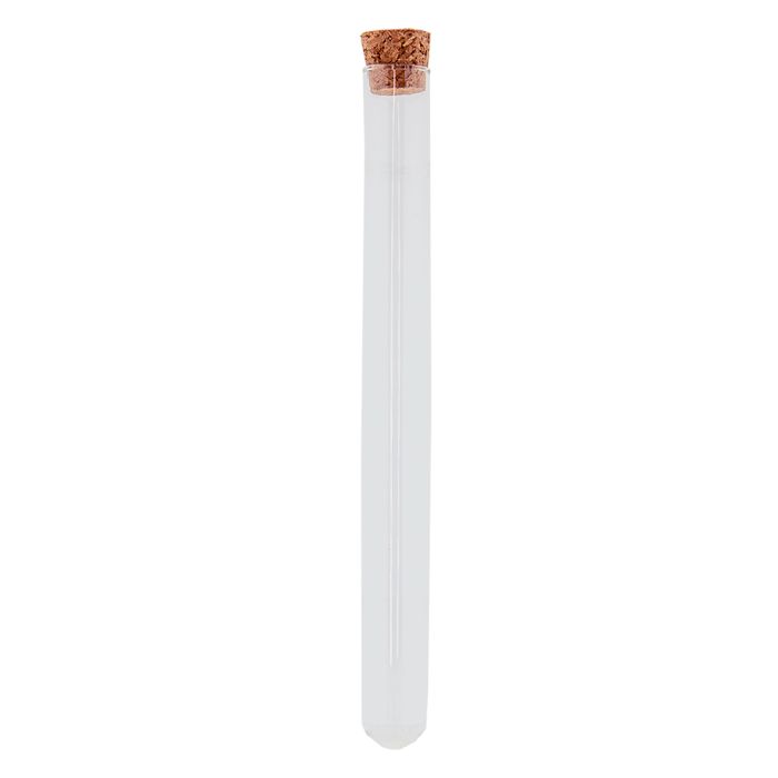 Glass tube with cork ? 1x15 cm / 15 ml - pcs     