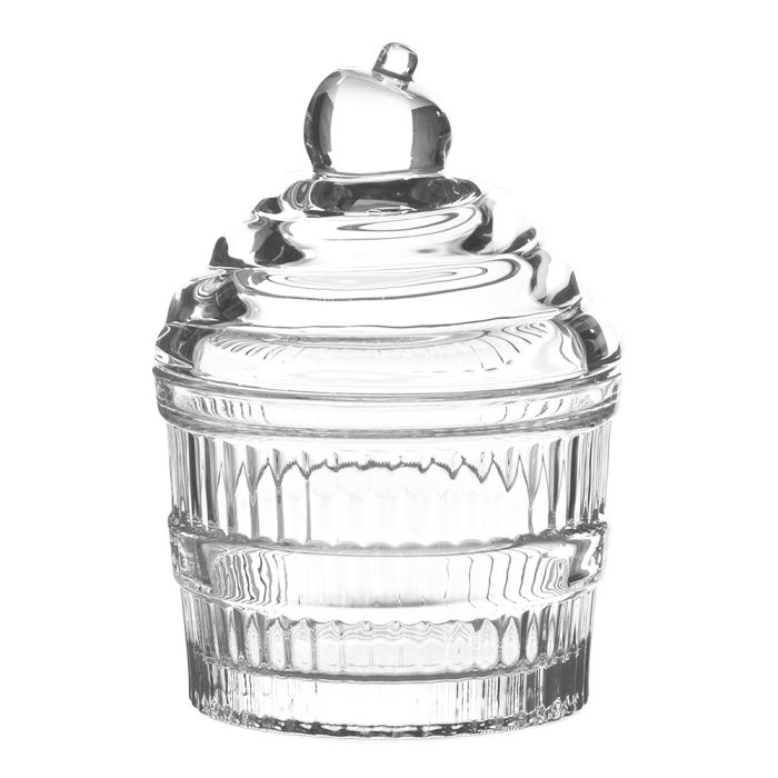 Storage jar with lid Ø 9x13 cm - pcs