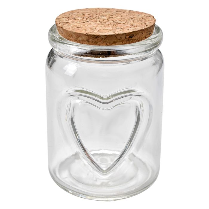 Storage jar with lid Ø 7x10 cm - pcs