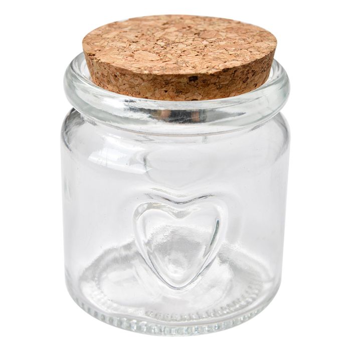 Storage jar with lid Ø 6x7 cm - pcs