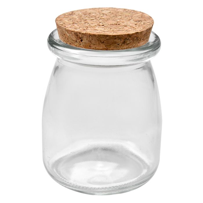 Storage jar with lid Ø 7x8 cm - pcs