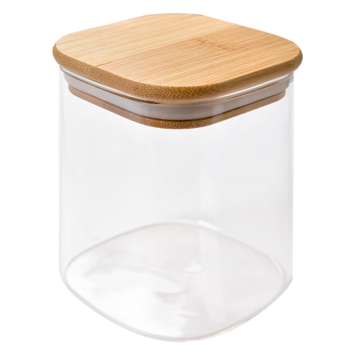 Storage jar with lid 8x8x10 cm - pcs     