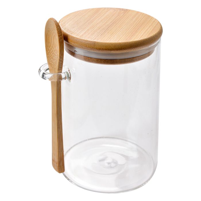 Storage jar with lid 11x9x14 cm - pcs