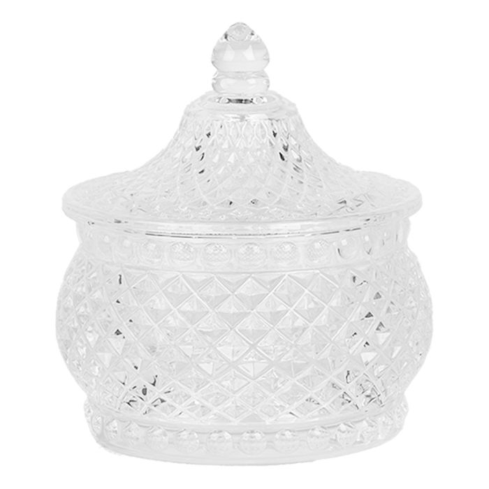 Storage jar with lid Ø 10x11 cm - pcs