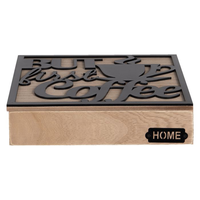 Coffee capsule box 24x24x5 cm - pcs     