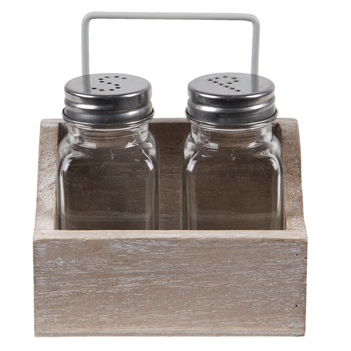 Salt and pepper set 11x6x12 cm - pcs