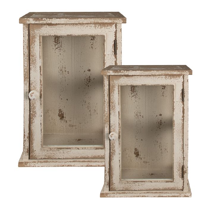 Cabinet (2) 42x26x56 / 33x21x48 cm - set (2)