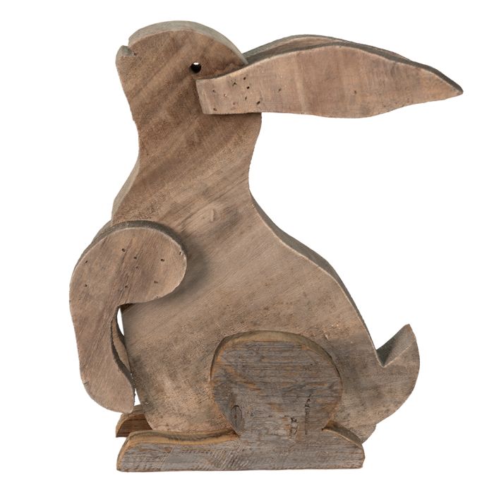 Decoration statue rabbit 28x11x33 cm - pcs