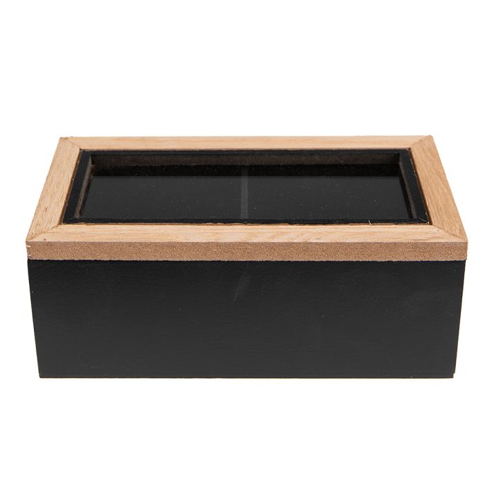 Tea box (2 compartments) 18x9x7 cm - pcs     