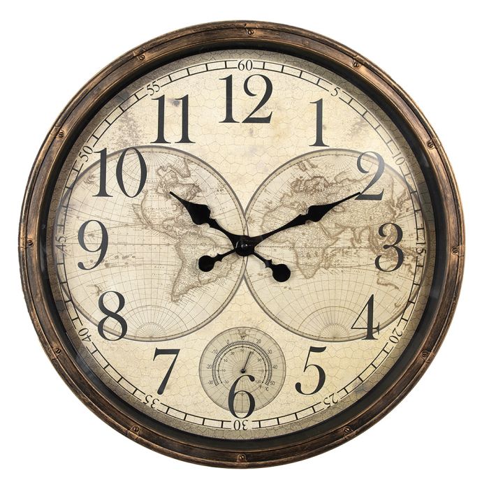 Wall clock Ø 50x5 cm / 1xAA - pcs