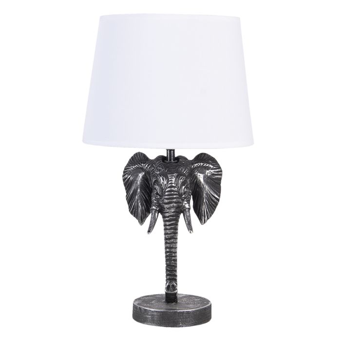 Table lamp elephant ? 25x41 cm E27/max 1x60W - pcs     