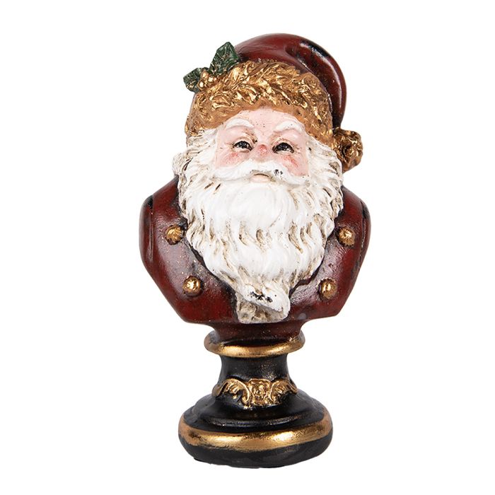 Decoration bust Santa Claus 9x8x15 cm - pcs