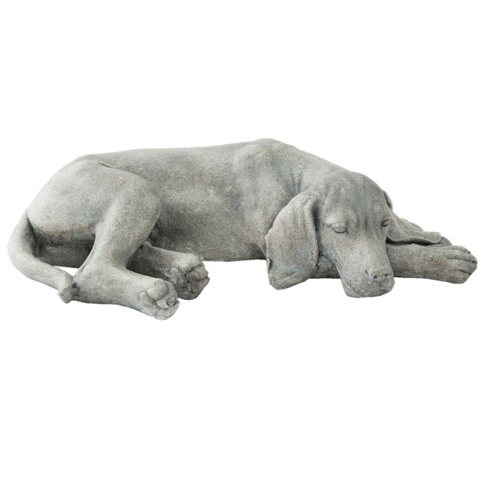 Decoration dog lying 58x35x15 cm - pcs