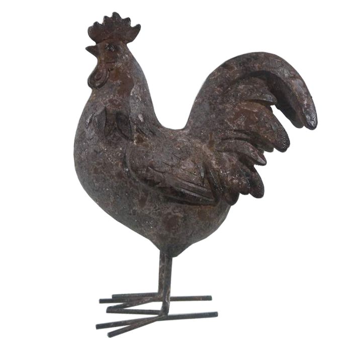 Decoration rooster 19x9x24 cm - pcs