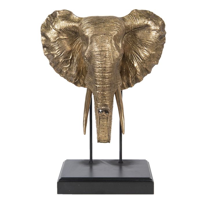 Decoration elephant head 42x30x56 cm - pcs     