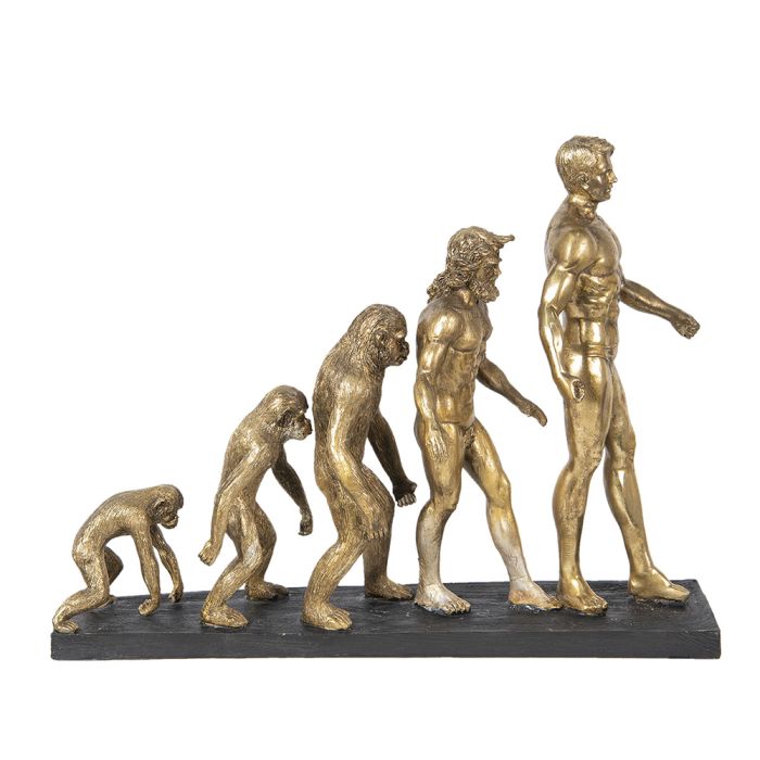 Decoration human evolution 58x18x42 cm - pcs