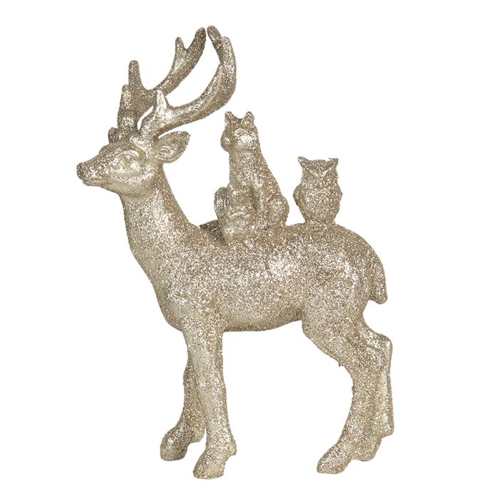 Decoration deer 14x4x19 cm - pcs