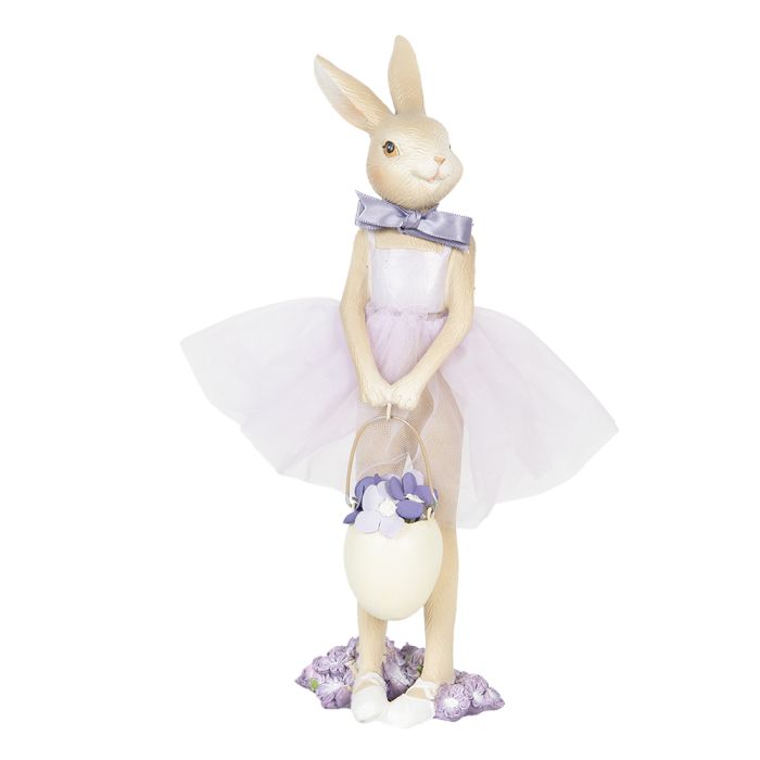 Decoration rabbit girl 8x8x25 cm - pcs     