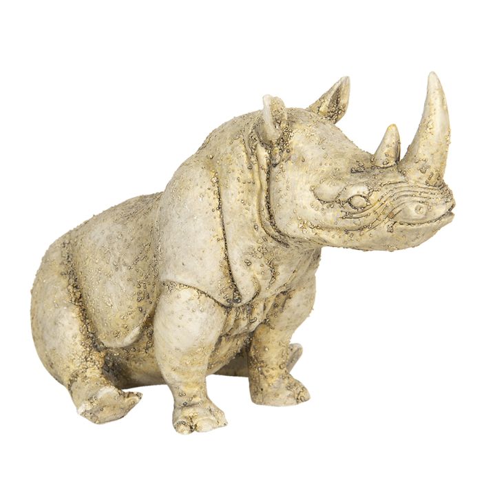 Decoration rhino 27x15x17 cm - pcs     