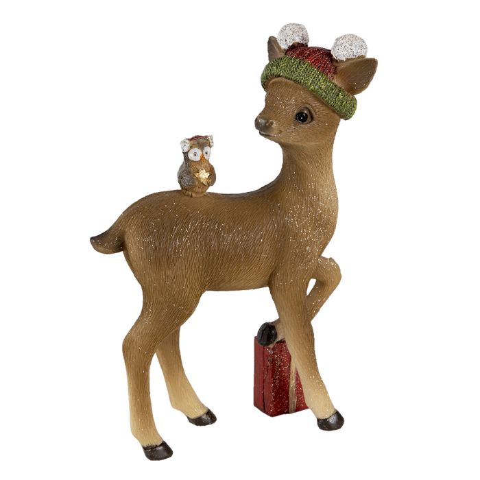 Decoration reindeer 16x8x24 cm - pcs