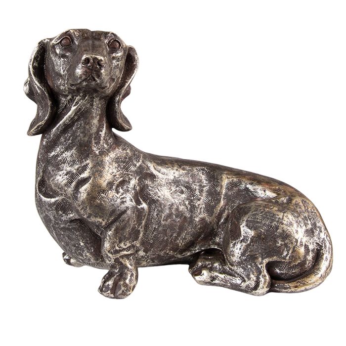 Decoration statue dog (dachshund) 27x15x23 cm - pcs