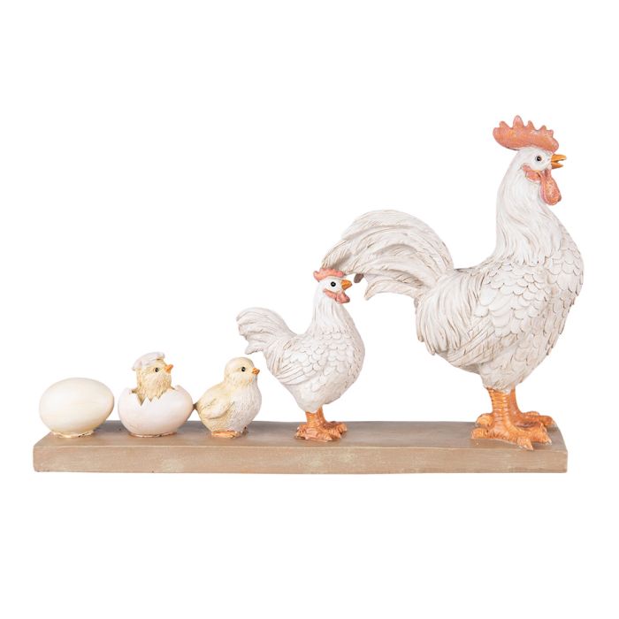 Decoration chicken evolution 34x8x21 cm - pcs