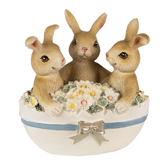 Decoration rabbits 11x9x12 cm - pcs     