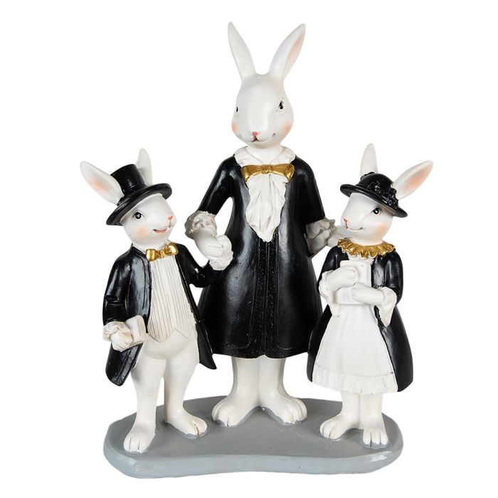 Decoration rabbits 16x8x21 cm - pcs