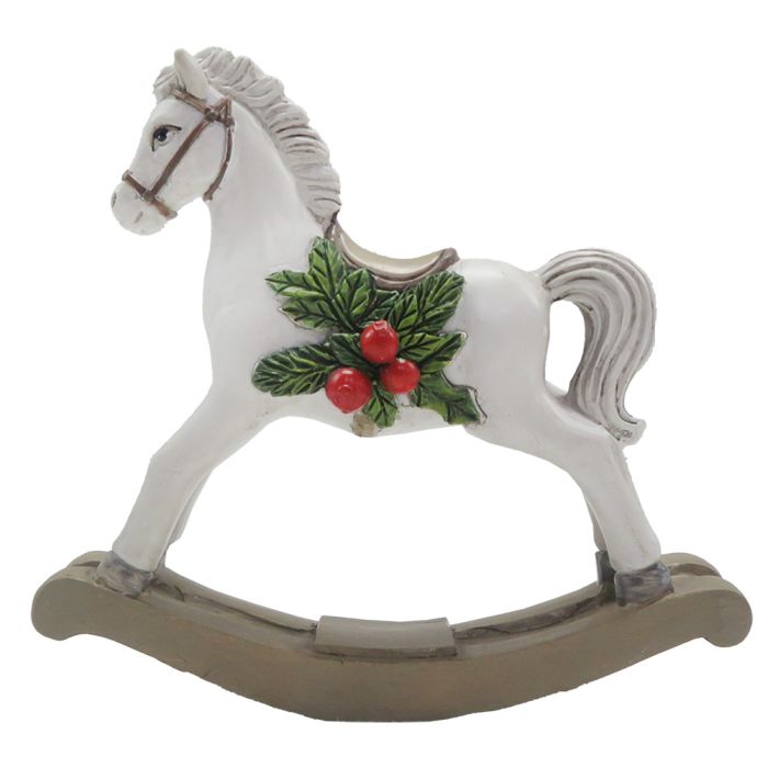 Decoration rocking horse 11x4x11 cm - pcs