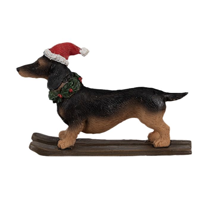 Decoration statue dog (dachshund) 10x3x7 cm - pcs