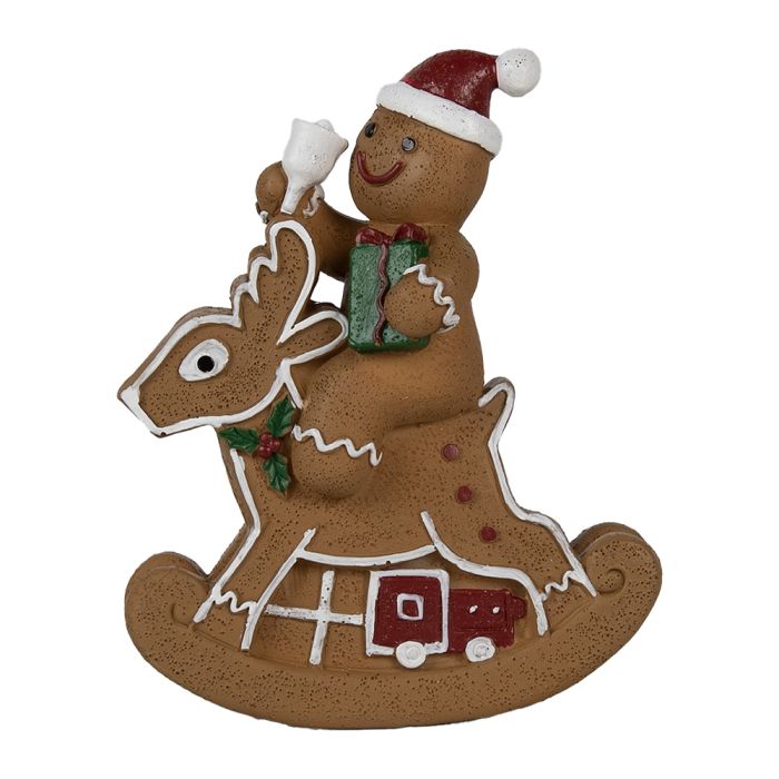 Decoration gingerbread man 11x5x12 cm - pcs