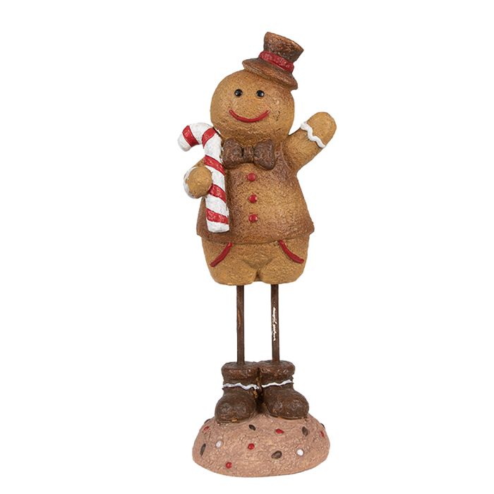 Decoration gingerbread man 7x7x18 cm - pcs