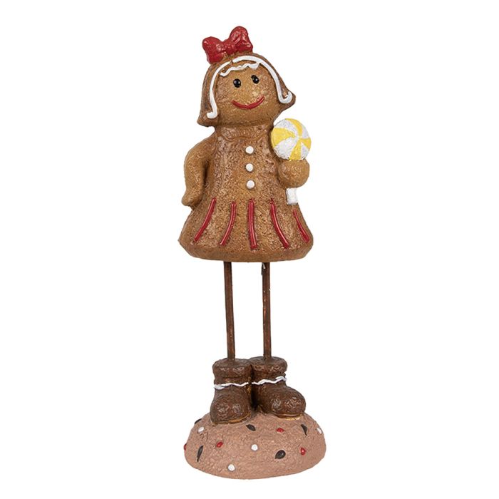 Decoration gingerbread man 7x7x18 cm - pcs