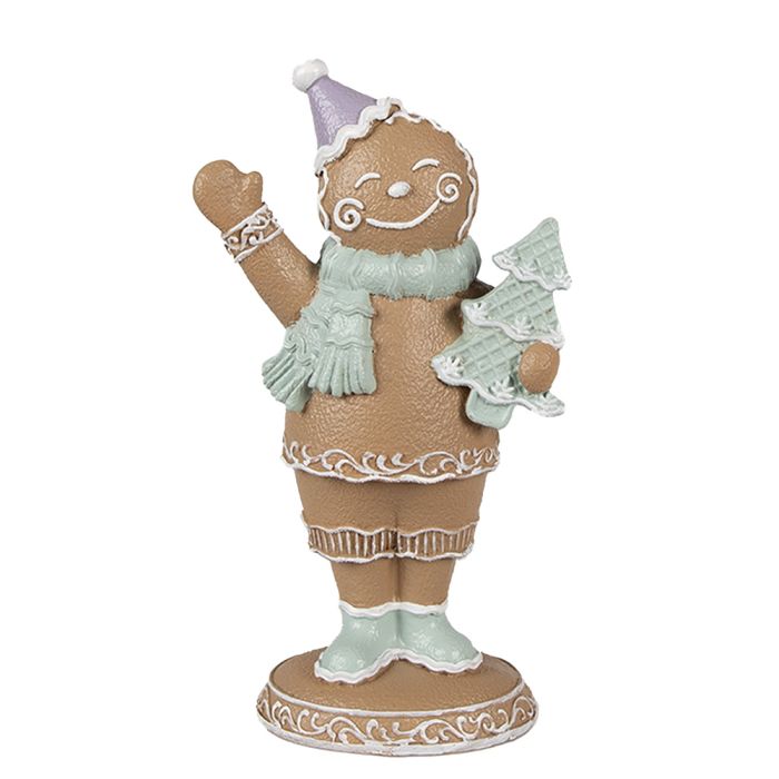 Decoration gingerbread man 9x5x16 cm - pcs