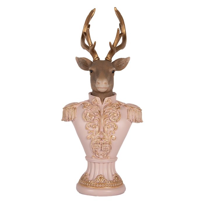 Decoration bust deer 16x14x36 cm - pcs