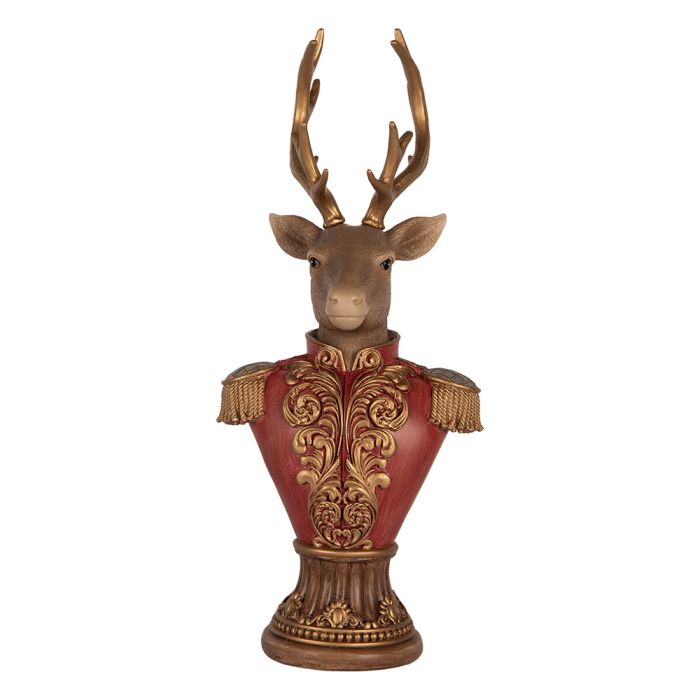 Decoration bust deer 16x14x36 cm - pcs