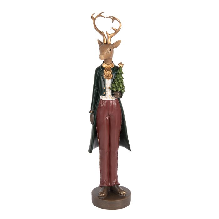 Decoration deer 9x9x37 cm - pcs