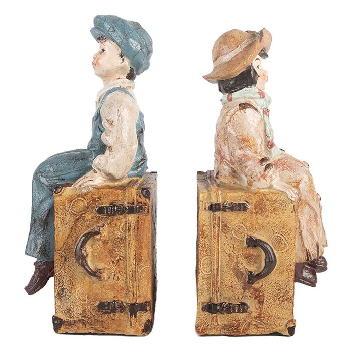 Bookend (2) 19x10x22 cm - set (2)