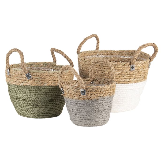 Basket (3) Ø 24x25 / Ø 22x23 / Ø 17x20 cm - set (3)