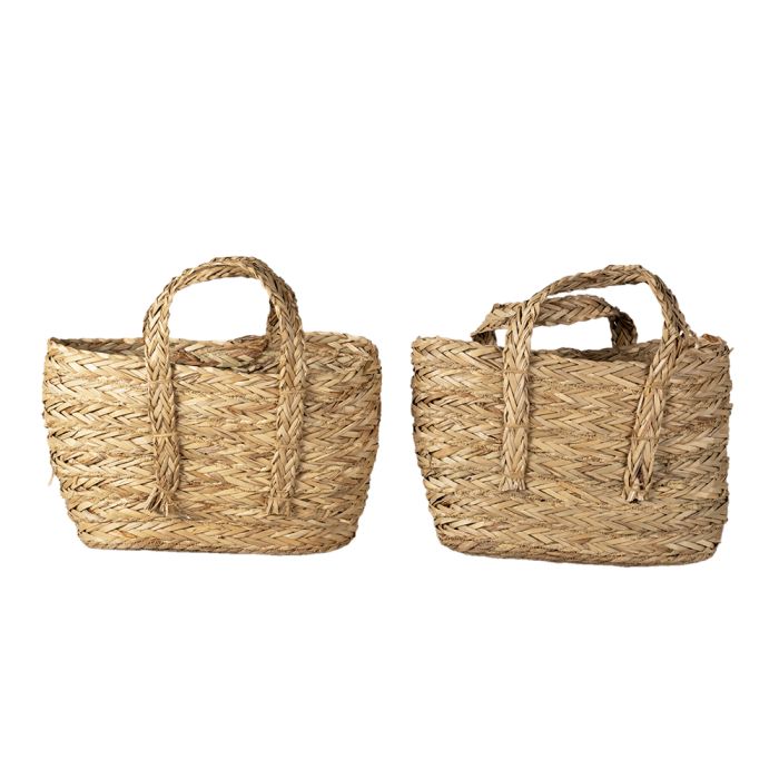 Basket (2) 36x11x34 cm / 33x8x31 cm - set (2)