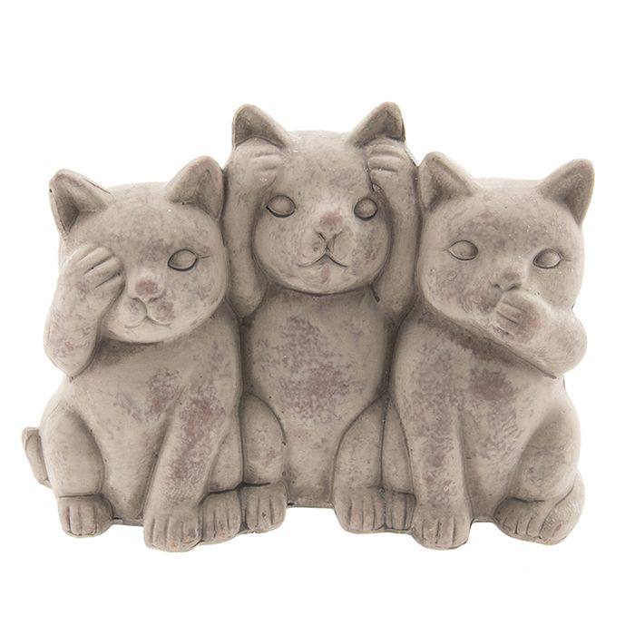 Decoration cats 22x10x16 cm - pcs