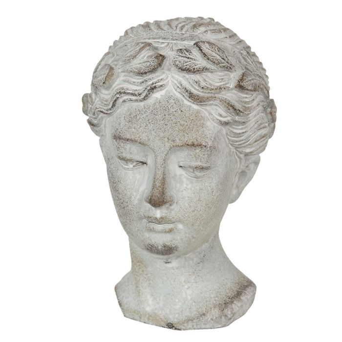Statue head woman 12x11x17 cm - pcs     