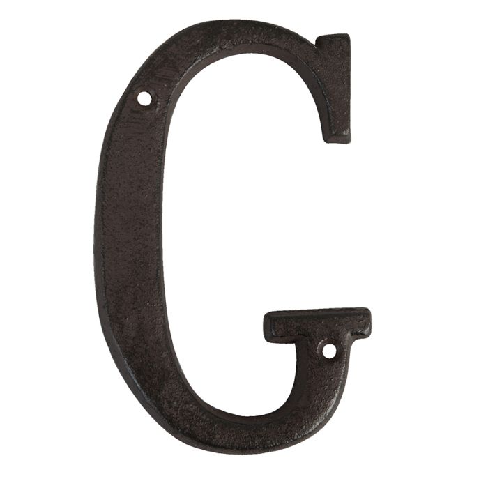 Letter G 8x1x13 cm - pcs